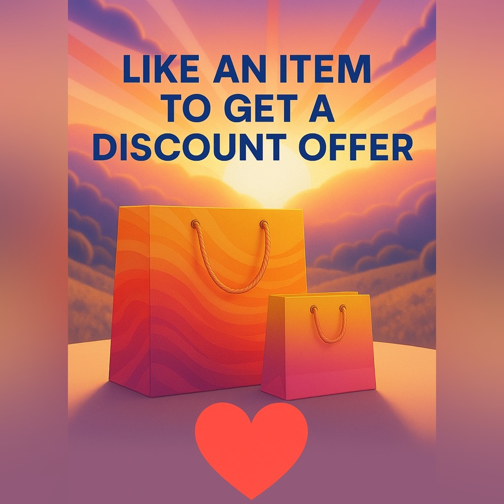 Like any item and I will send you a discount offer for that item.